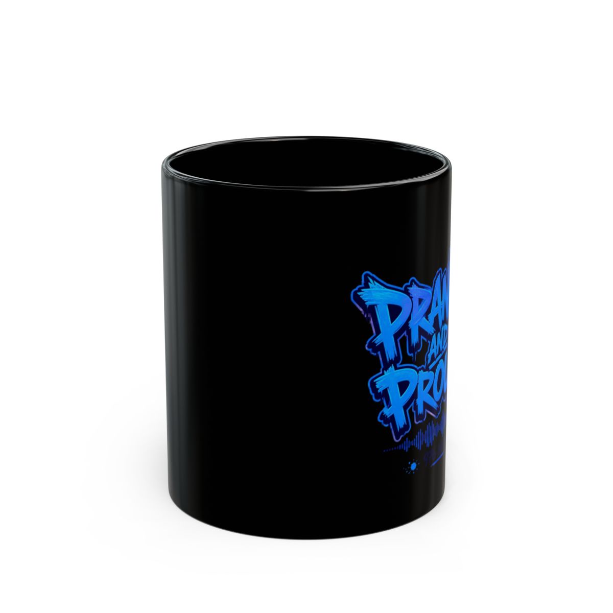 Neon "Pranked and Proud!" Black Mug - Official mugs merchandise