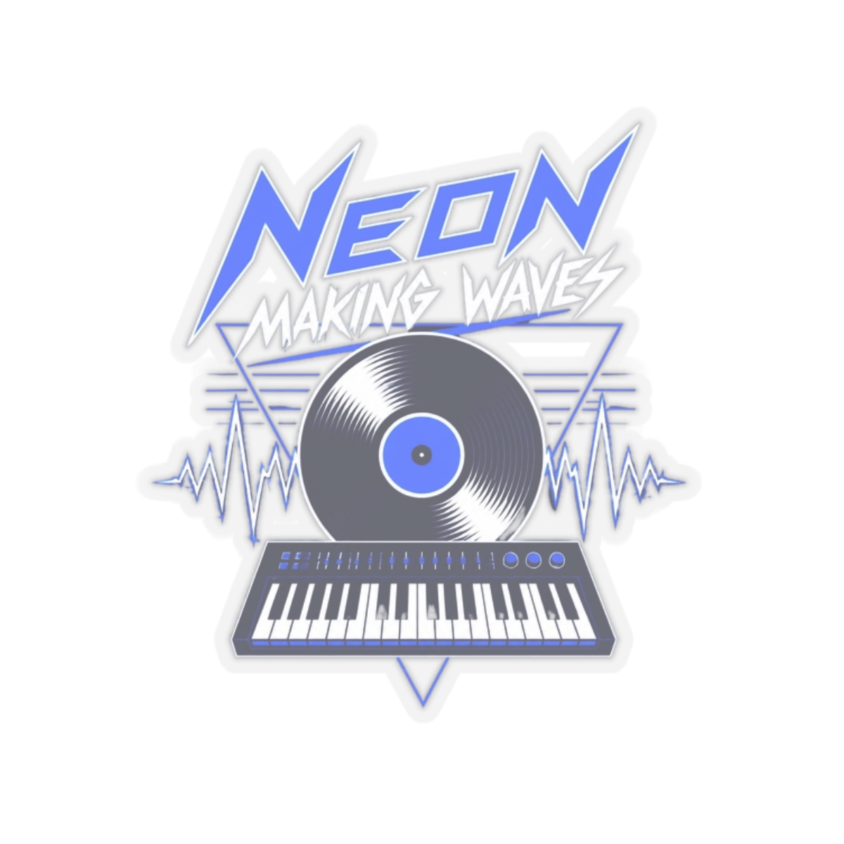 Neon "Neon Making Waves" Sticker - Official stickers merchandise