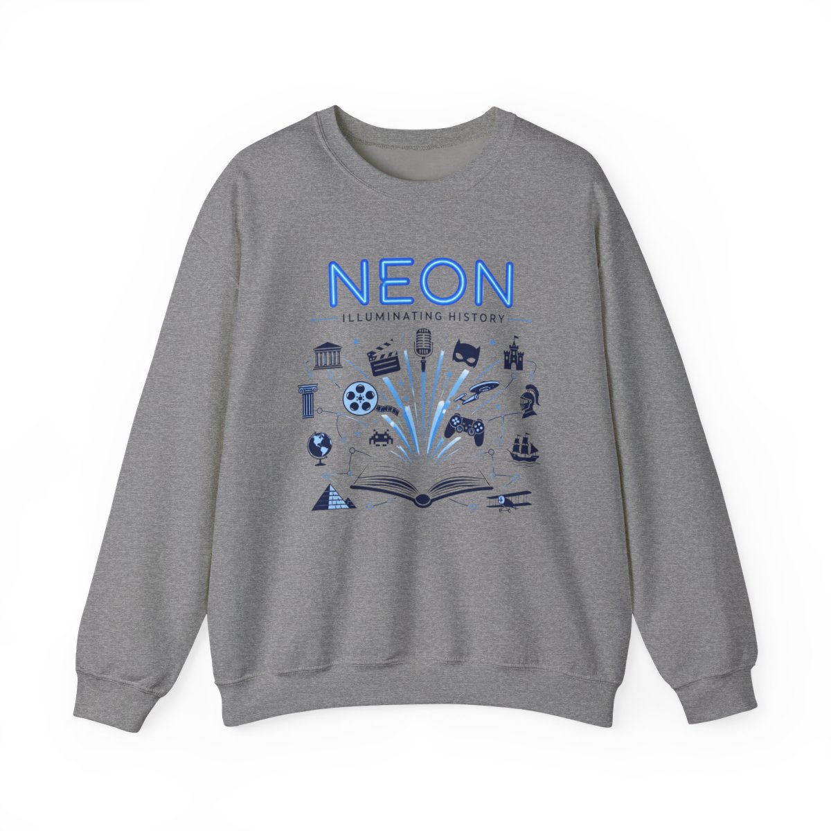 Neon "NEON Illuminating History" Crewneck - Official sweatshirts merchandise