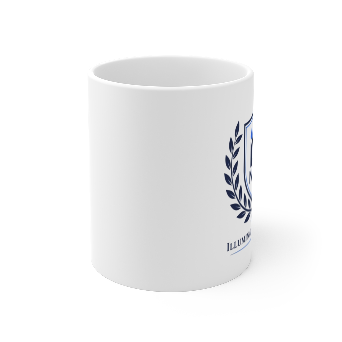Neon "Illuminate Your World" White Mug - Official mugs merchandise