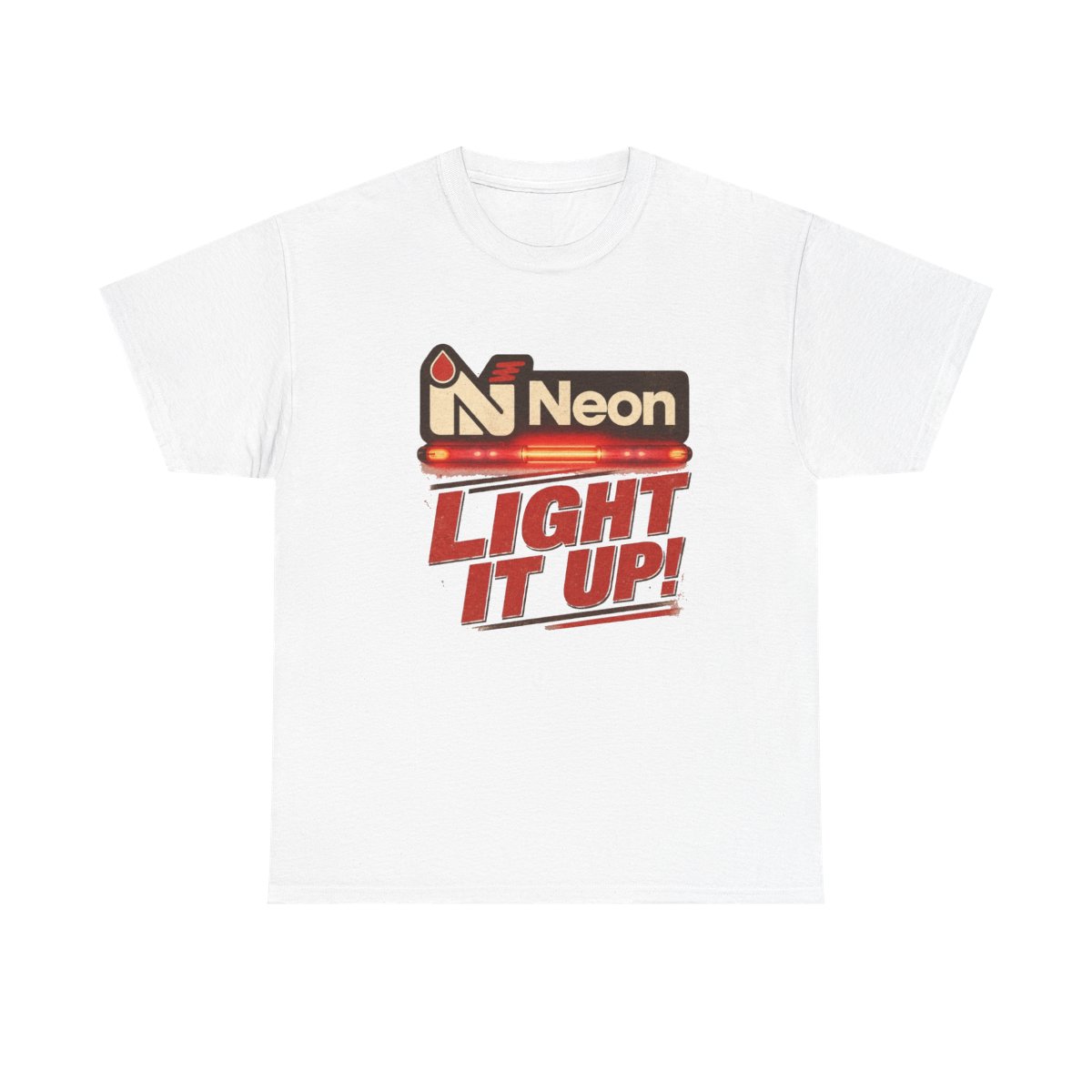 Neon "Light It Up!" Unisex Tee - Official t-shirts merchandise