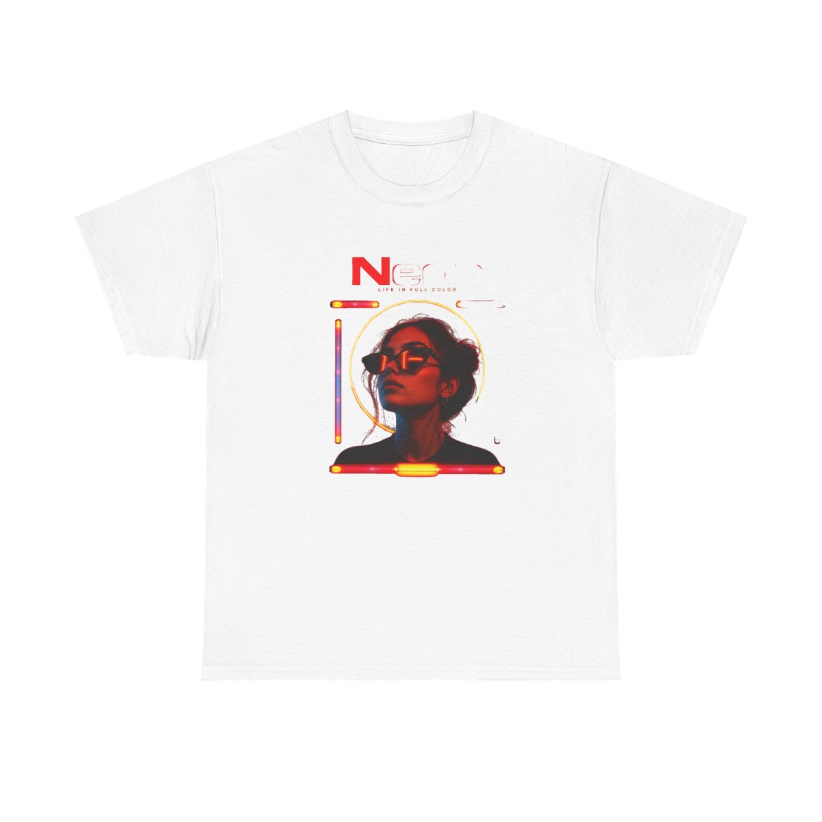 Neon " in bold modern sans-serif font at the top. " Unisex Tee - Official t-shirts merchandise