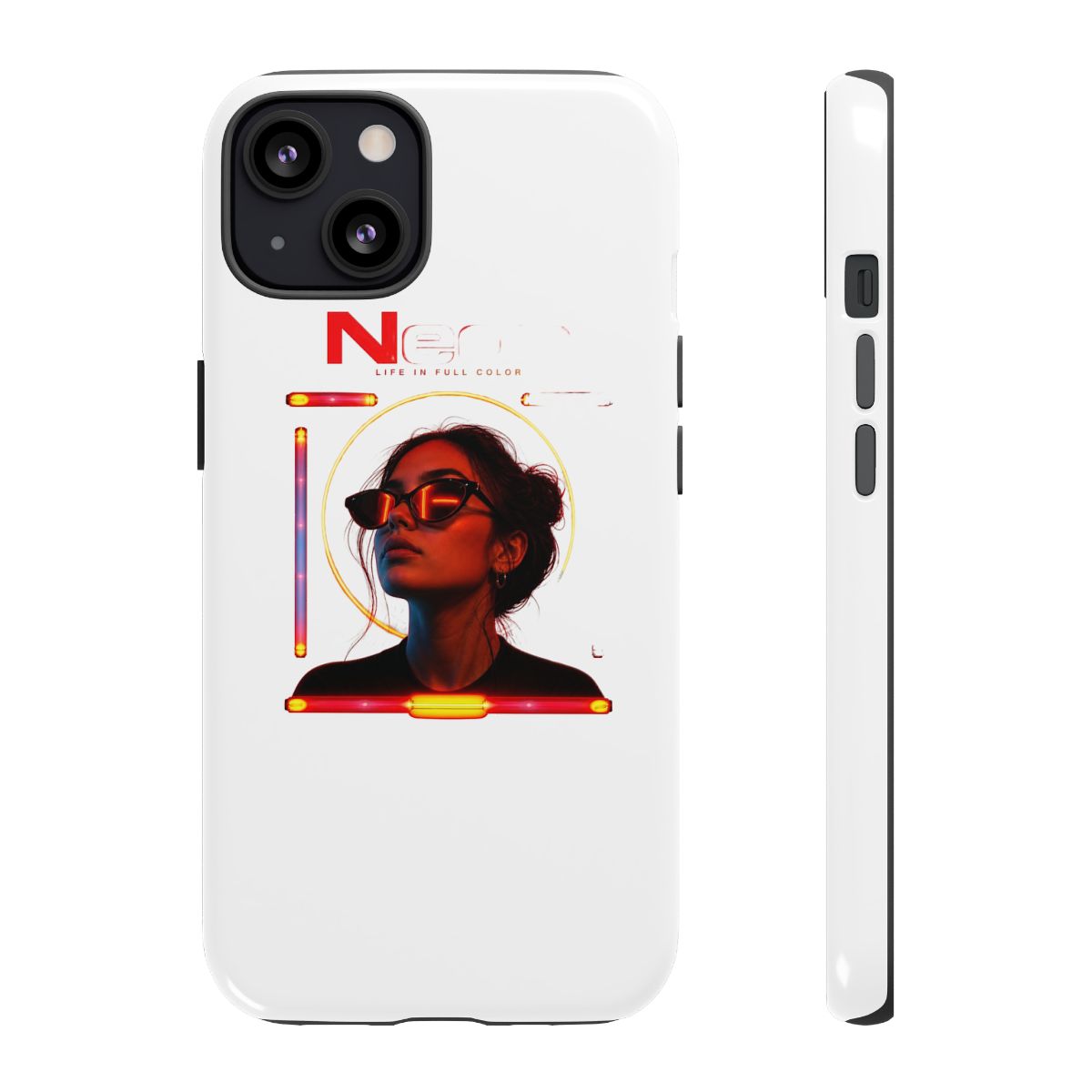Neon " in bold modern sans-serif font at the top. " Phone Case - Official phone-cases merchandise