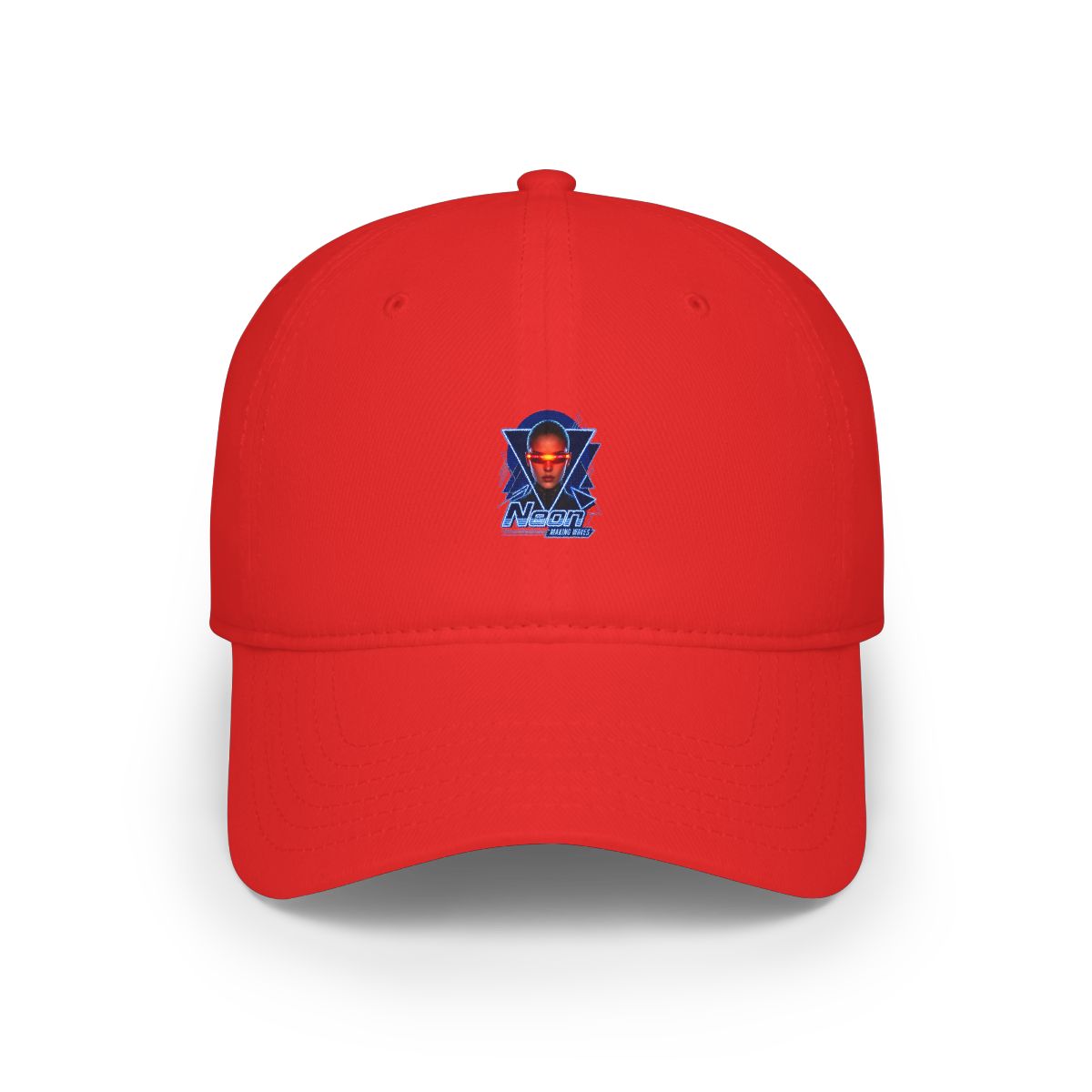 Neon " in bold retro-style font at the bottom. " Hat - Official hats merchandise