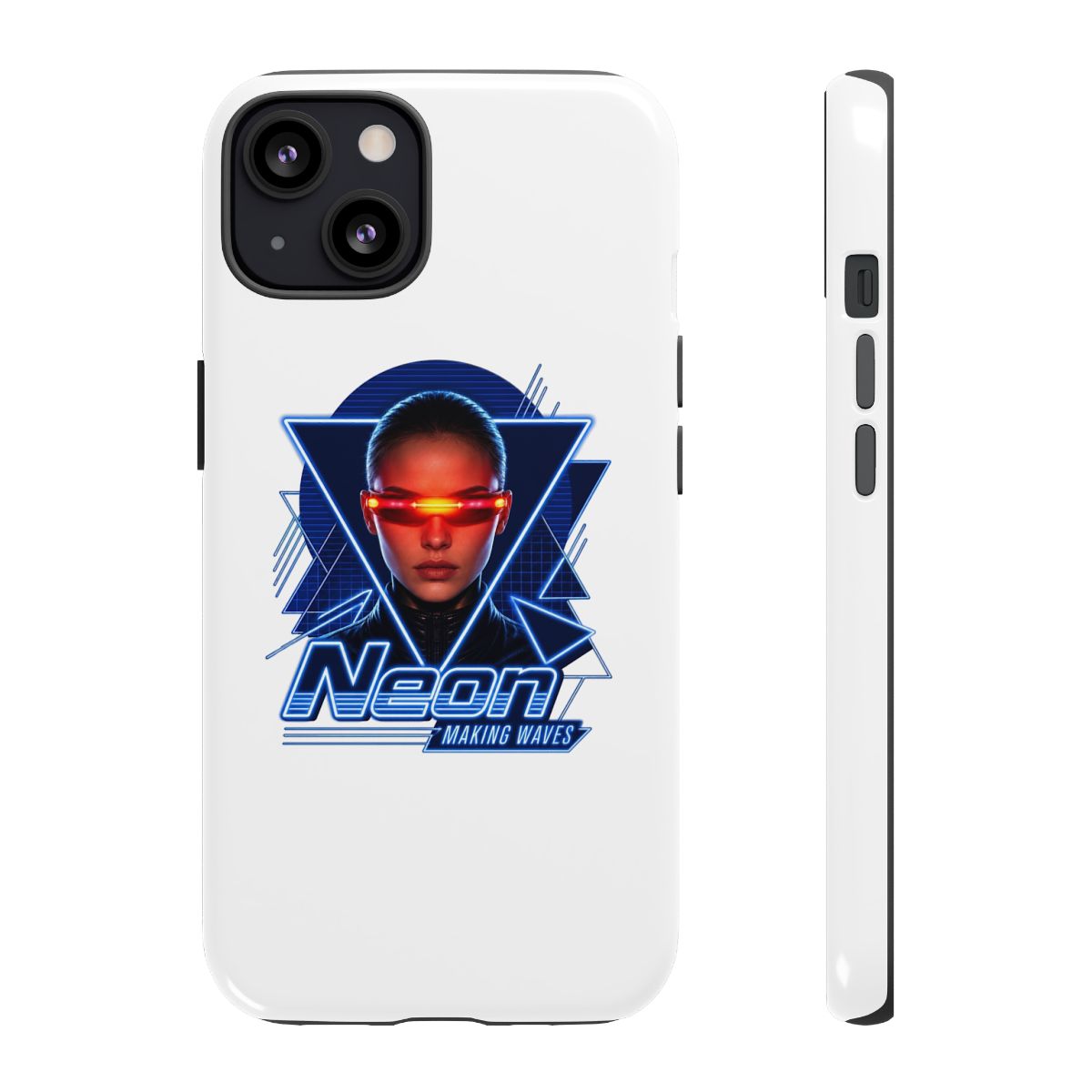 Neon " in bold retro-style font at the bottom. " Phone Case - Official phone-cases merchandise