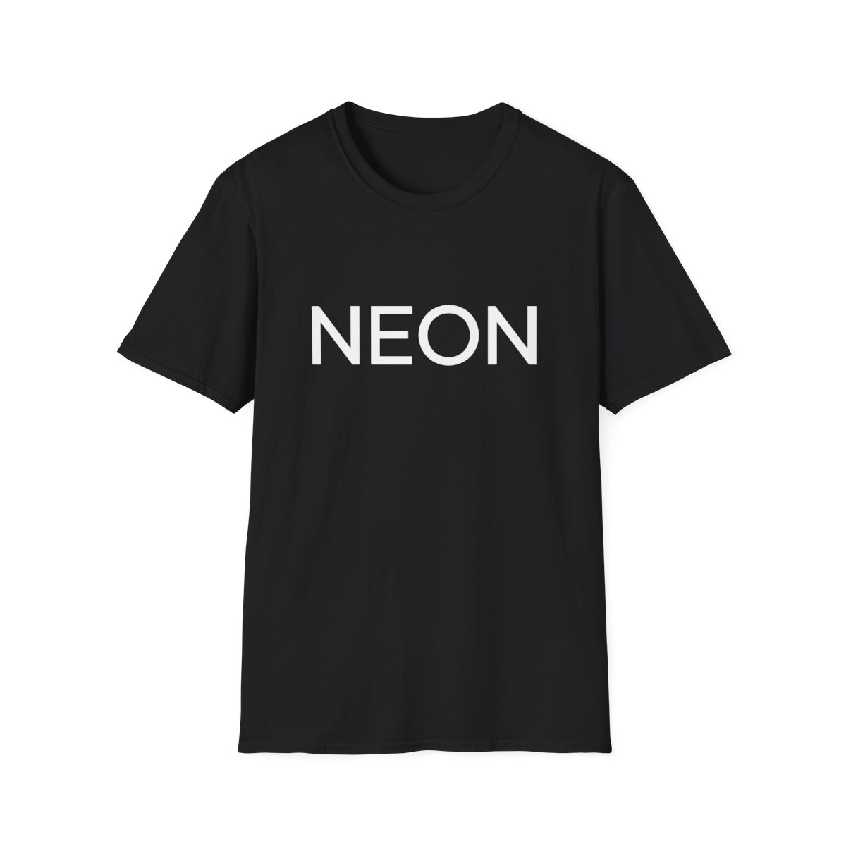NEON Text T-Shirt | Minimal Typography Tee | Neon — official Neon T-Shirts